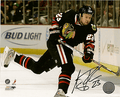 Autographed AARON JOHNSON Photo - Blackhawks