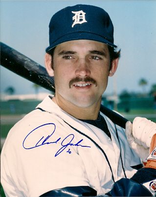 AUTOGRAPHED  photo HOWARD JOHNSON Detroit Tigers