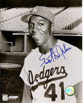 AUTOGRAPHED LOU JOHNSON 8x10 Los Angeles Dodgers photo