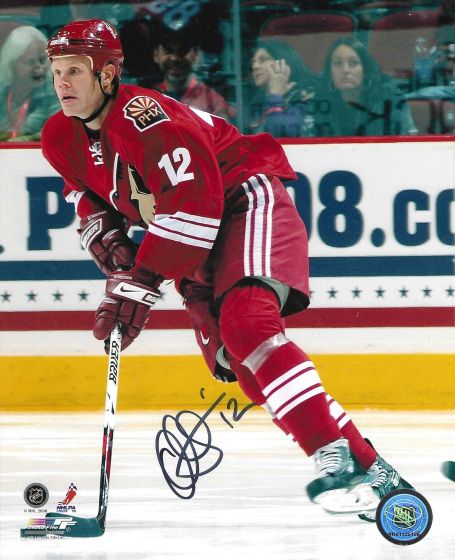Autographed OLLO JOKINEN 8X10 Phoenix Coyotes Photo