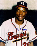 AUTOGRAPHED  MACK JONES Milwaukee Braves