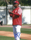 AUTOGRAPHED GARY JONES 8X10 Philadelphia Phillies Photo