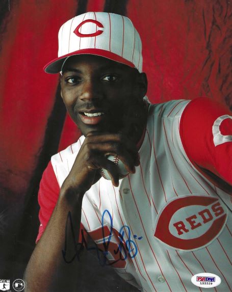 AUTOGRAPHED JOHN ROPER 8X10 Cincinnati Reds Photo PSA/DNA COA