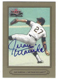 Autographed JUAN MARICHAL San francisco Giants 2002 FLEER FALL CLASSICS Card