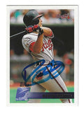 Autographed DAVID JUSTICE Atlanta Braves 1996 Topps Card