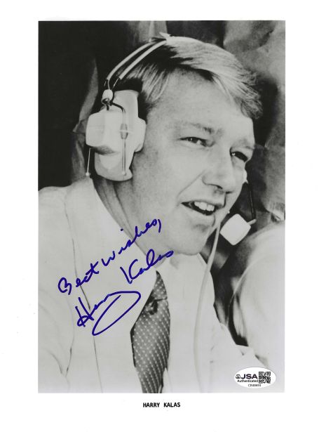 Autographed HARRY KALAS 8X10 PHILADELPHIA PHILLIES photo JSA