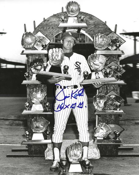 AUTOGRAPHED JIM KAAT "16X GG" 8X10 Chicago White Sox Photo