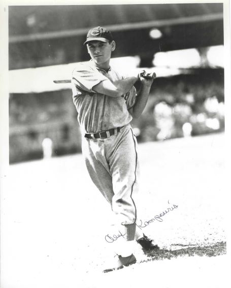 AUTOGRAPHED ALEX KAMPOURIS 8X10 Cincinnati Reds Photo