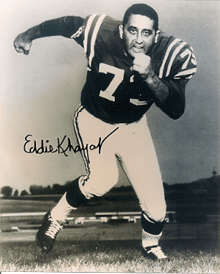 Autographed EDDIE KHAYAT 8x10 Photo - Philadelphia Eagles