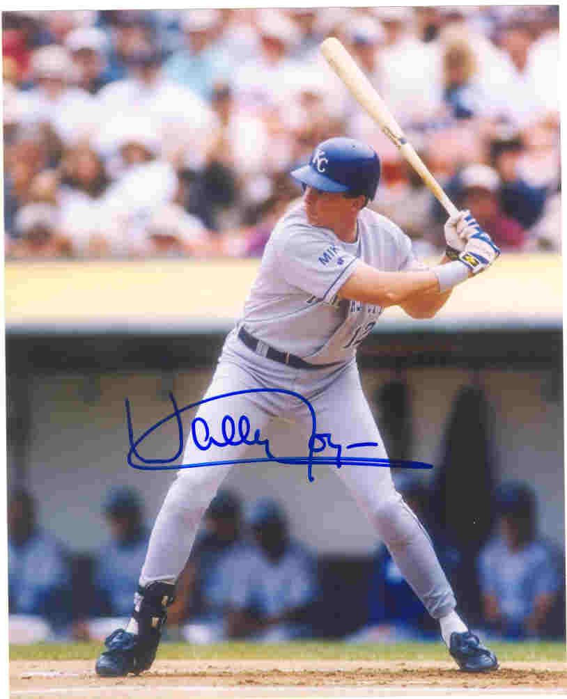 AUTOGRAPHED SIGNED photo WALLY JOYNER KC Royals