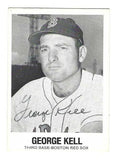 Autographed GEORGE KELL Boaton Red Sox 1977 TCMA Galasso Card