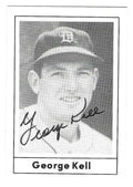Autographed GEORGE KELL Detroit Tigers 1978 Grand Slam Card