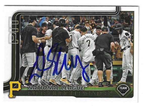 Autographed DAN KELLY Pittsburgh Pirates 2025 Topps Card