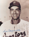 AUTOGRAPHED KEN ASPROMONTE 8x10 Washington Senators Photo