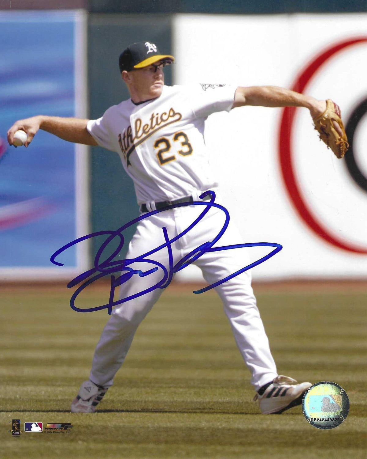 AUTOGRAPHED BOBBY KIELTY 8x10 Oakland A's Photo