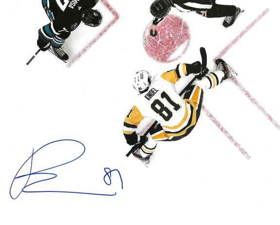 Autographed BEN KINDEL Pittsburgh Pensguins 8x10 Photo