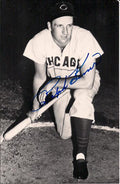 Autographed RALPH KINER Chicago Cubs BxW Rowe Post Card