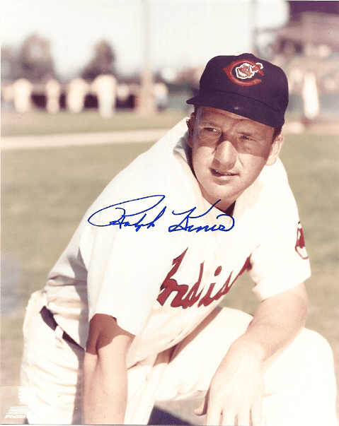 Autographed RALPH KINER  Cleveland Indians  Photo