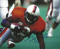Autographed TERRY KIRBY 8X10 Miami Hurricanes Photo