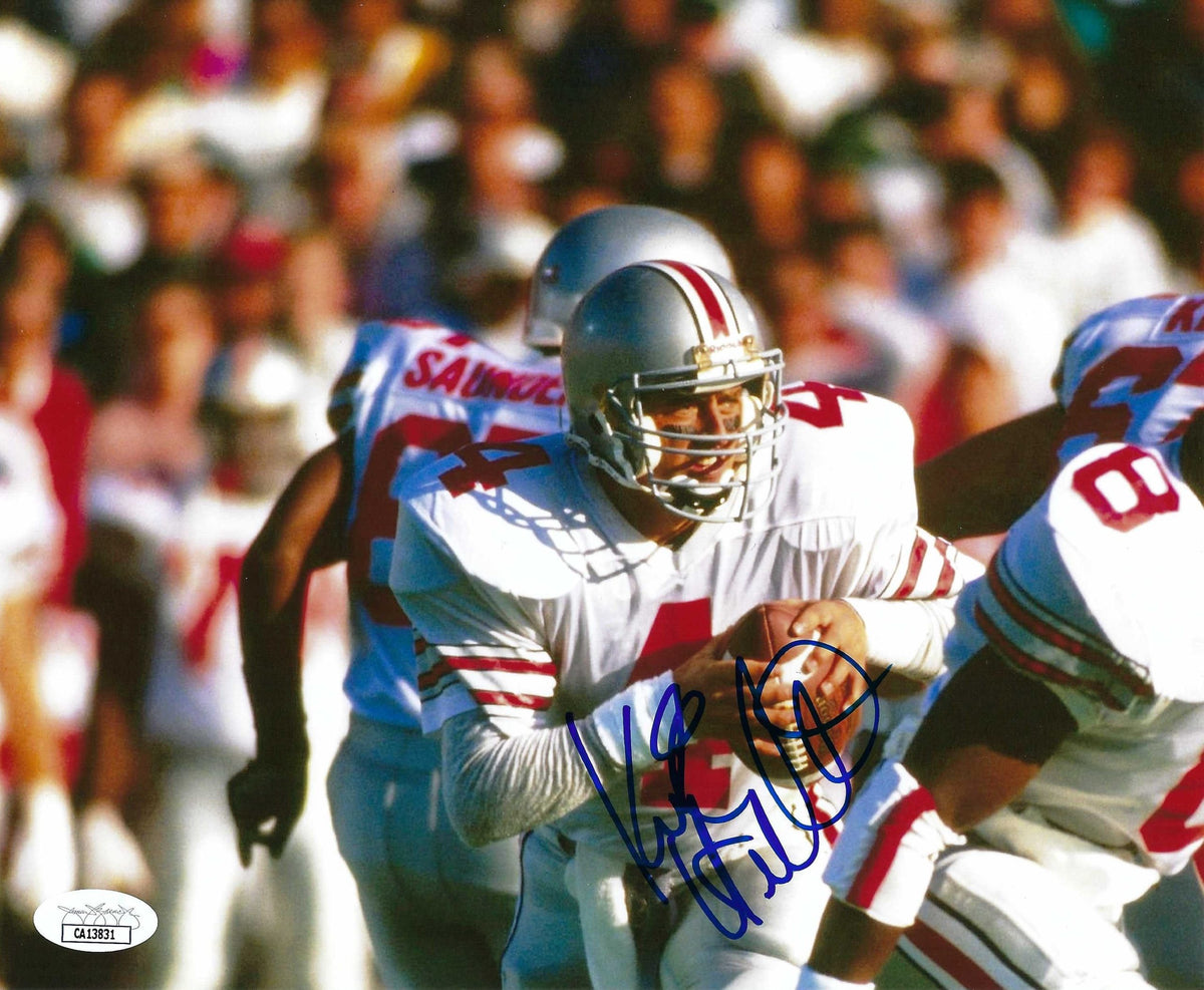 Autographed Kirk Herbstreit Ohio State Buckeyes 8x10 Photo w/ JSA COA