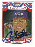 Autographed RON KITTLE Chicago White Sox 1984 Donruss Diamond King