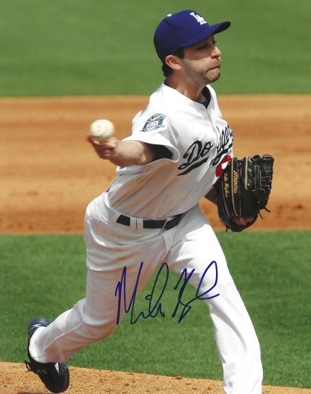 AUTOGRAPHED MIKE KOPLOVE 8X10 Los Angeles Dodgers photo