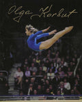 Autographed OLGA KORBUT 8x10 Photo - Gold Medal Winner