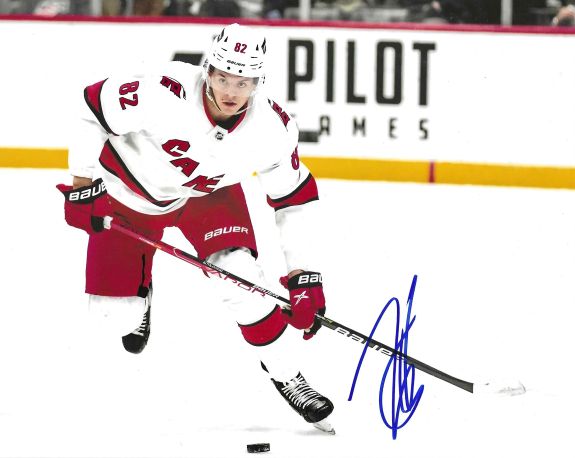 Autographed JESPERI KOTKANIEMI Carolina Huricanes 8x10 photo