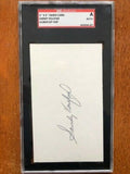 Autographed Sandy Koufax Los Angels Dodgers 3x5 Index Card SGC Slabbed