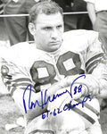 Autographed RON KRAMER "61,62 Champs" 8X10 Green Bay Packers Photo