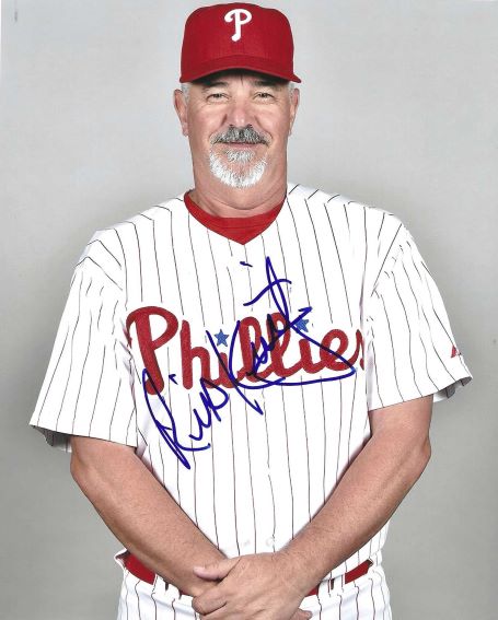 AUTOGRAPHED RICK KRANITZ 8X10 Philadelphia Phillies Photo