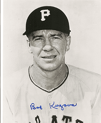 AUTOGRAPHED BOB KUZAVA 8x10 Pittsburgh Pirates Photo