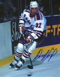 Autographed DANILE LACROIX 8X10 New York Rangers Photo