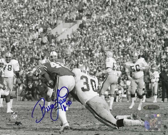 Autographed BRUCE LAIRD 8X10 Baltimore Colts photo Tristar Hologram