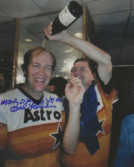 AUTOGRAPHED  HAL LANIER 8X10 Houston Astros Photo