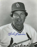 AUTOGRAPHED  HAL LANIER 8X10 St. Louis Cardinals Photo