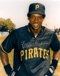AUTOGRAPHED TITO LANDRUM 8x10 Pittsburgh Pirates photo