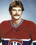 Autographed ROD LANGWAY 8x10 Montreal Canadiens Photo