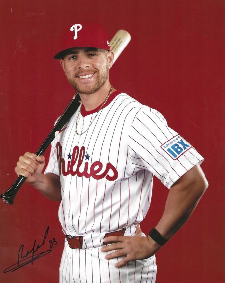 AUTOGRAPHED RAFAEL LANTIGUA 8X10 Philadelphia Phillies Photo