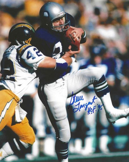 Autographed STEVE LARGENT "HOF 95" 8X10 Seattle Seahawks photo