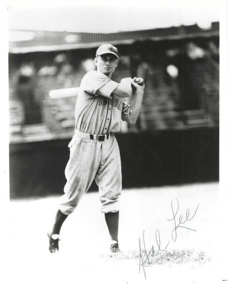 AUTOGRAPHED HAL LEE 8X10 Boston Braves photo