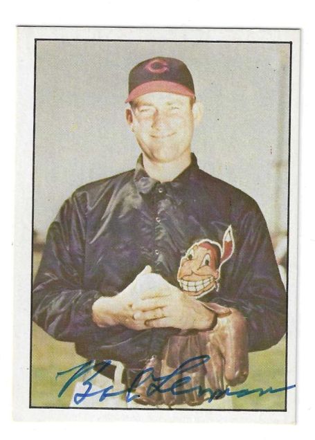 Autographed BOB LEMON Cleveland Indians 1979 TCMA Card