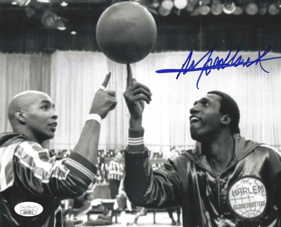 Autographed MEADOWLARK LEMON 8x10 HARLEM GLOBETROTTERS  photo JSA
