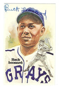 Autographed BUCK LEONARD Perez-Steele Post Card