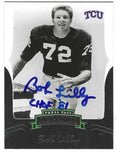 Autographed Bob Lilly "CHOF 81" SMU Mustangs 2006 Press Pass Legends Card #84