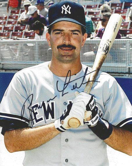 AUTOGRAPHED BRYAN LITTLE 8x10 New York Yankees Photo
