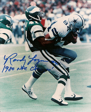 Autographed RANDY  LOGAN  8x10 Philadelphia Eagles Photo