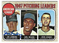 Autographed JIM LONBORG Boston Red Sox 1968 Topps Card