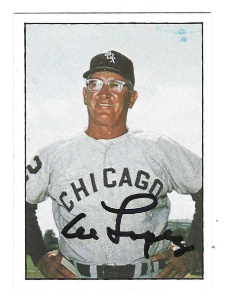 Autographed AL LOPEZ Chicago White Sox 1981 TCMA Card