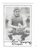 Autographed AL LOPEZ Brooklyn Dodgers 1978 Grand Slam Card
